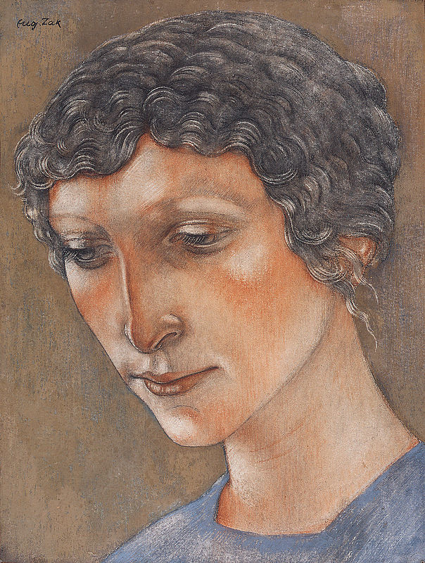 Eugeniusz Zak, „Głowa kobieca”, ok. 1911 roku